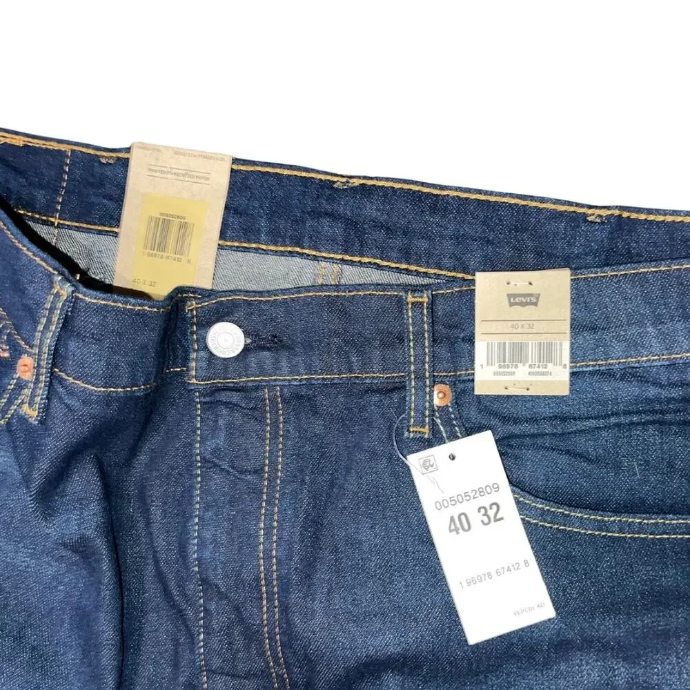 Levi's 505 Regular Fit Straight Leg Jeans SZ 40x32 NWT Cotton Casual Streetwear